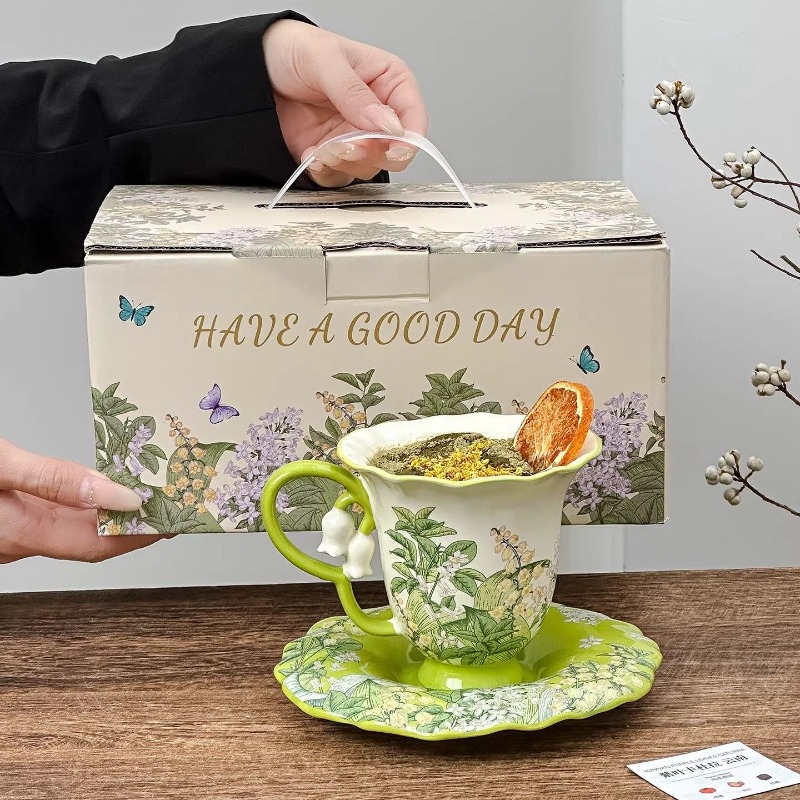 Coffee Tea Essentials - Lily of the valley blooming afternoon