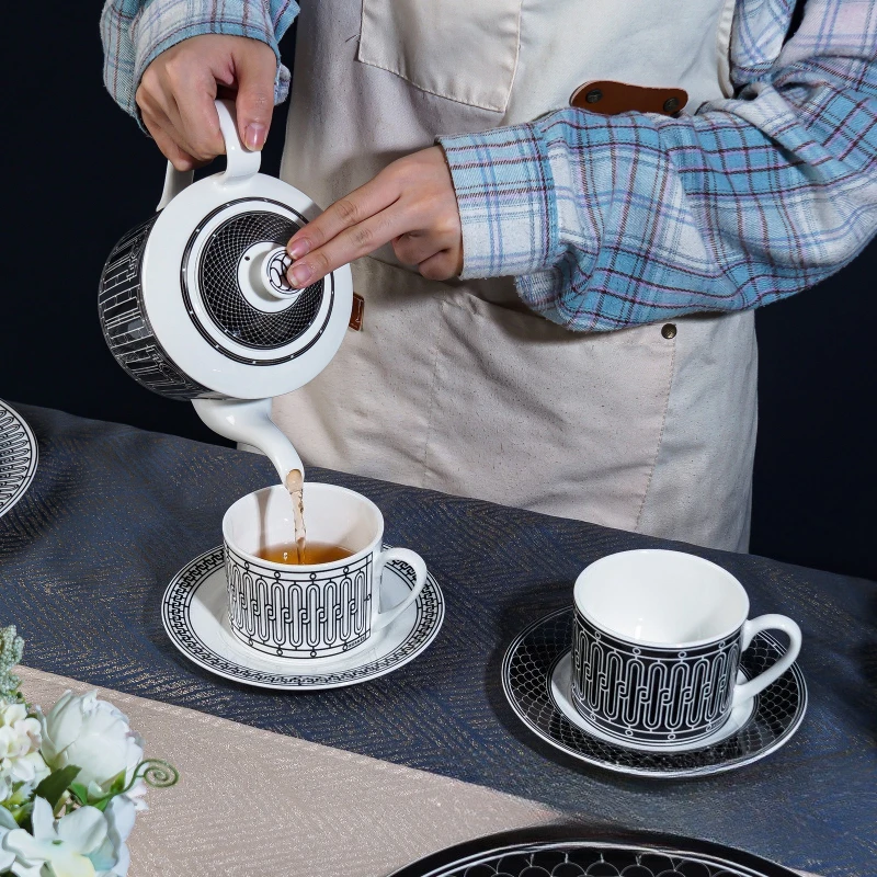 Coffee Tea Catering - Simple European-Style Tea Set Ceramic Coffee
