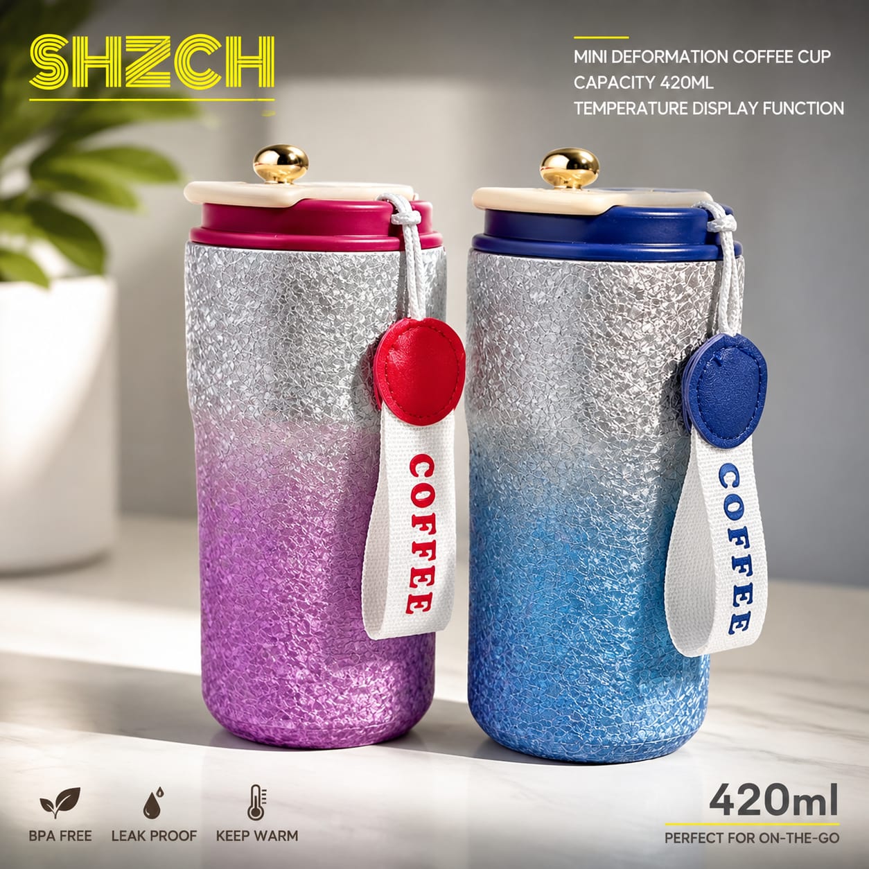 Coffee Tea Etc - 420ml Large Capacity Meets daily needs