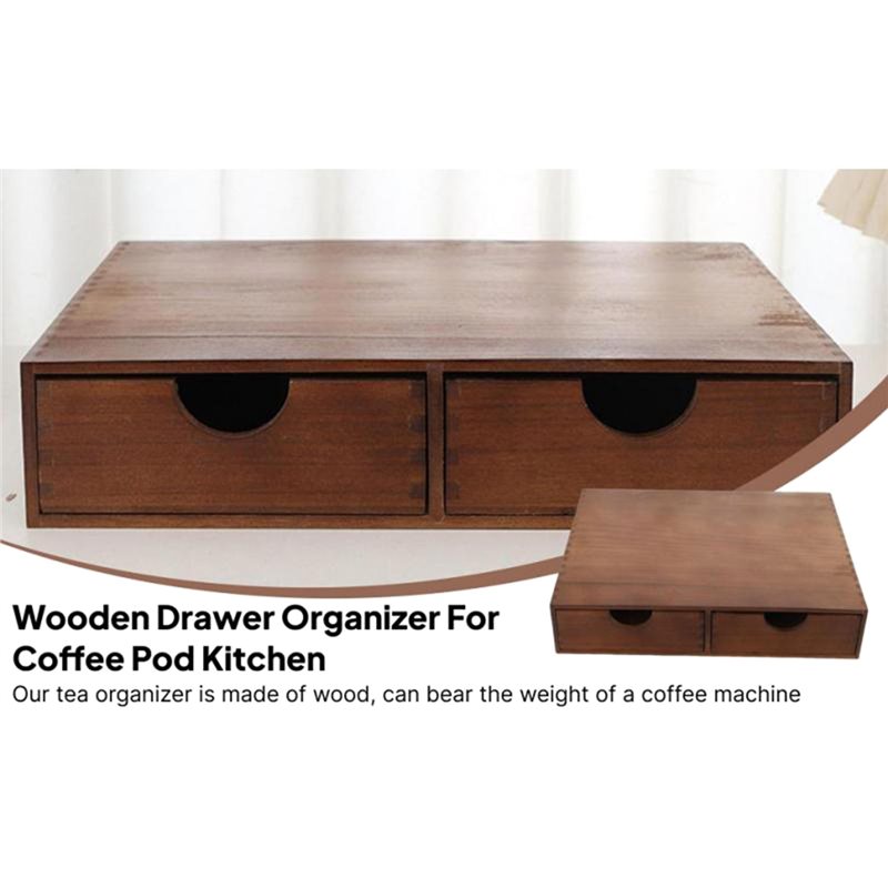 TFTP-Wooden Coffee Pod Storage - огляд і ціна Coffee Tea Station