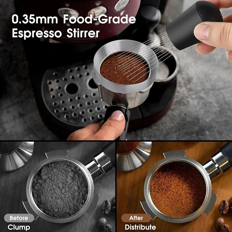 5Pcs Espresso Accessories Kit  - огляд і ціна Coffee Tamper Leveler
