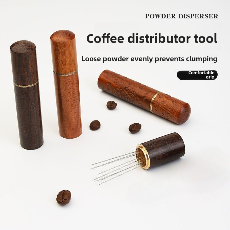 Wood Stainless Steel Coffee Po - огляд і ціна Coffee Tamper Leveler