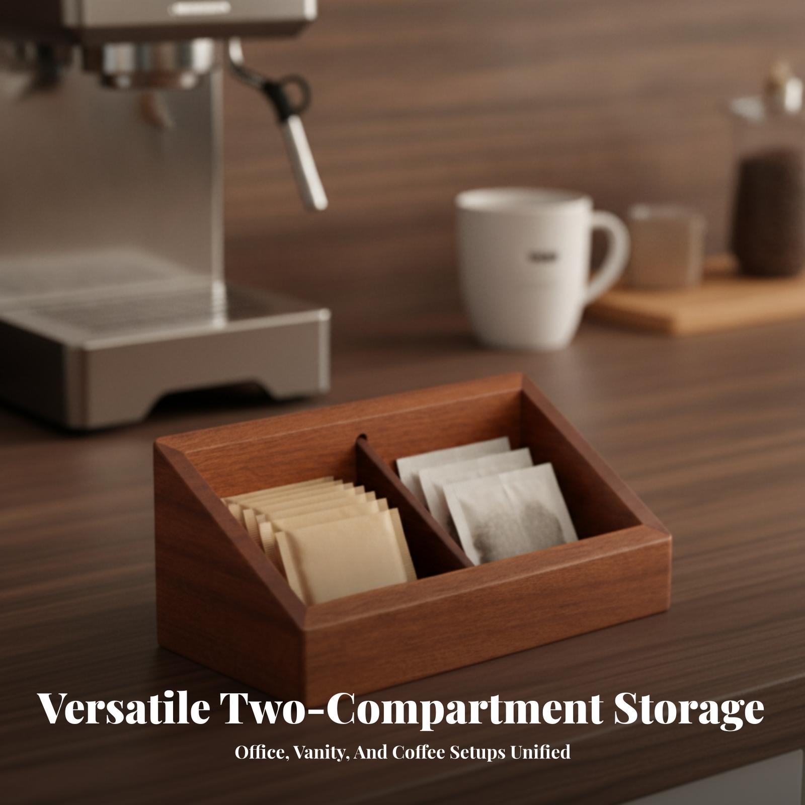 Two Compartment Desktop Organi - огляд і ціна Coffee Tea Station