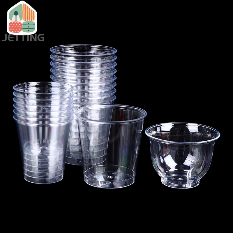 30-50pcs Clear Plastic Disposa - огляд і ціна Coffee Jelly Tea