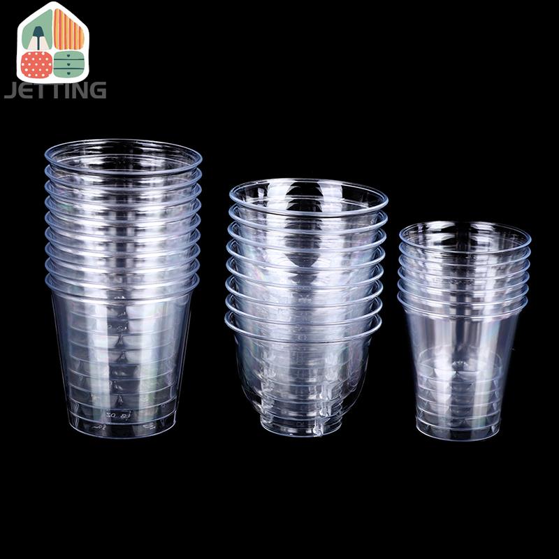 30-50pcs Clear Plastic Disposa - огляд і ціна Coffee Jelly Tea
