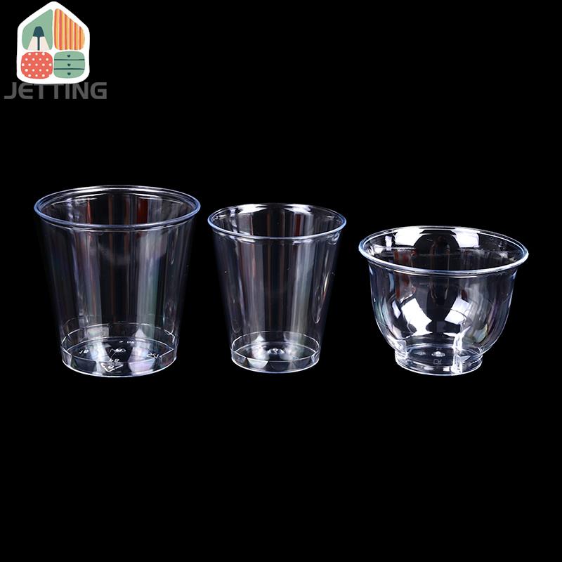 30-50pcs Clear Plastic Disposa - огляд і ціна Coffee Jelly Tea