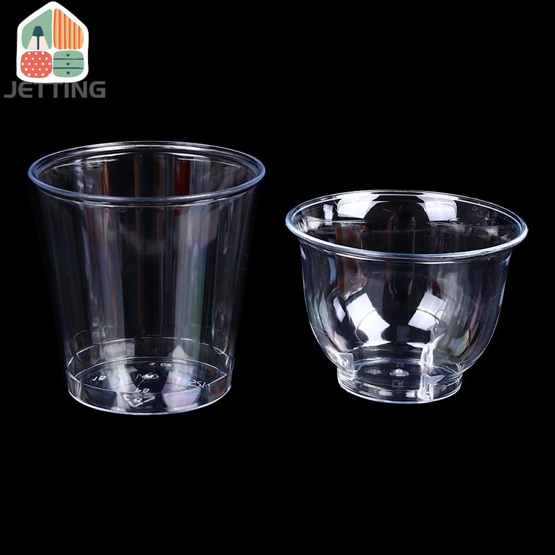 30-50pcs Clear Plastic Disposa - огляд і ціна Coffee Jelly Tea
