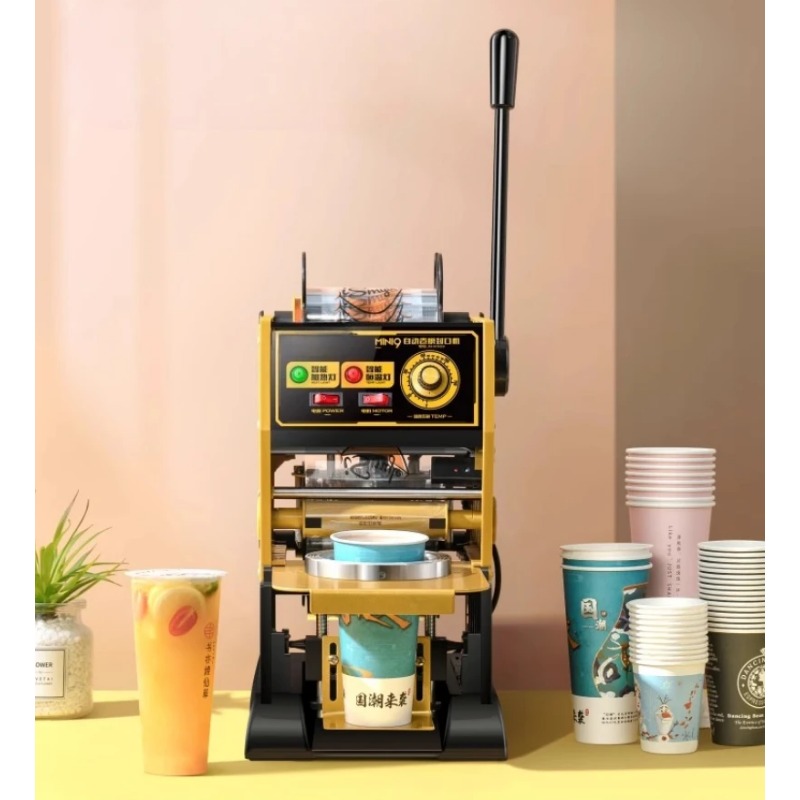 220V Manual Paper/Plastic Seal - огляд і ціна Coffee Tea Machine For Home