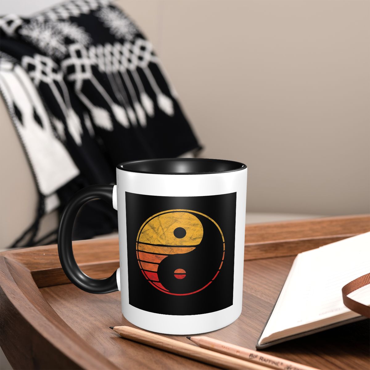 Humor Vintage Yin Yang 80's Mi - огляд і ціна Coffee Tea Yin Yang
