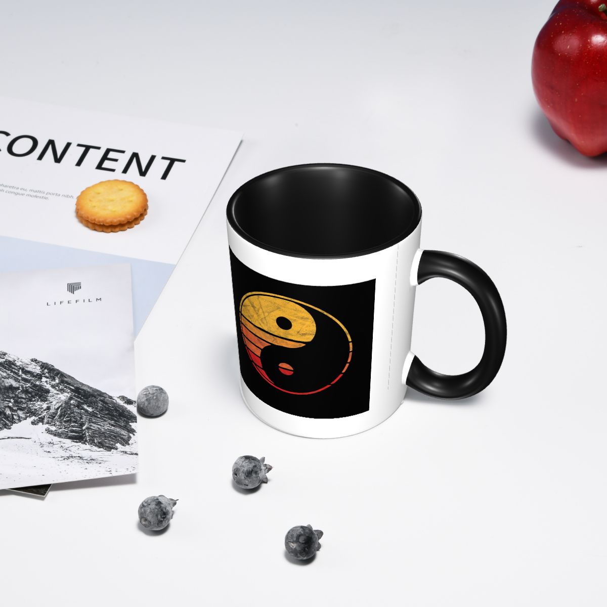 Humor Vintage Yin Yang 80's Mi - огляд і ціна Coffee Tea Yin Yang