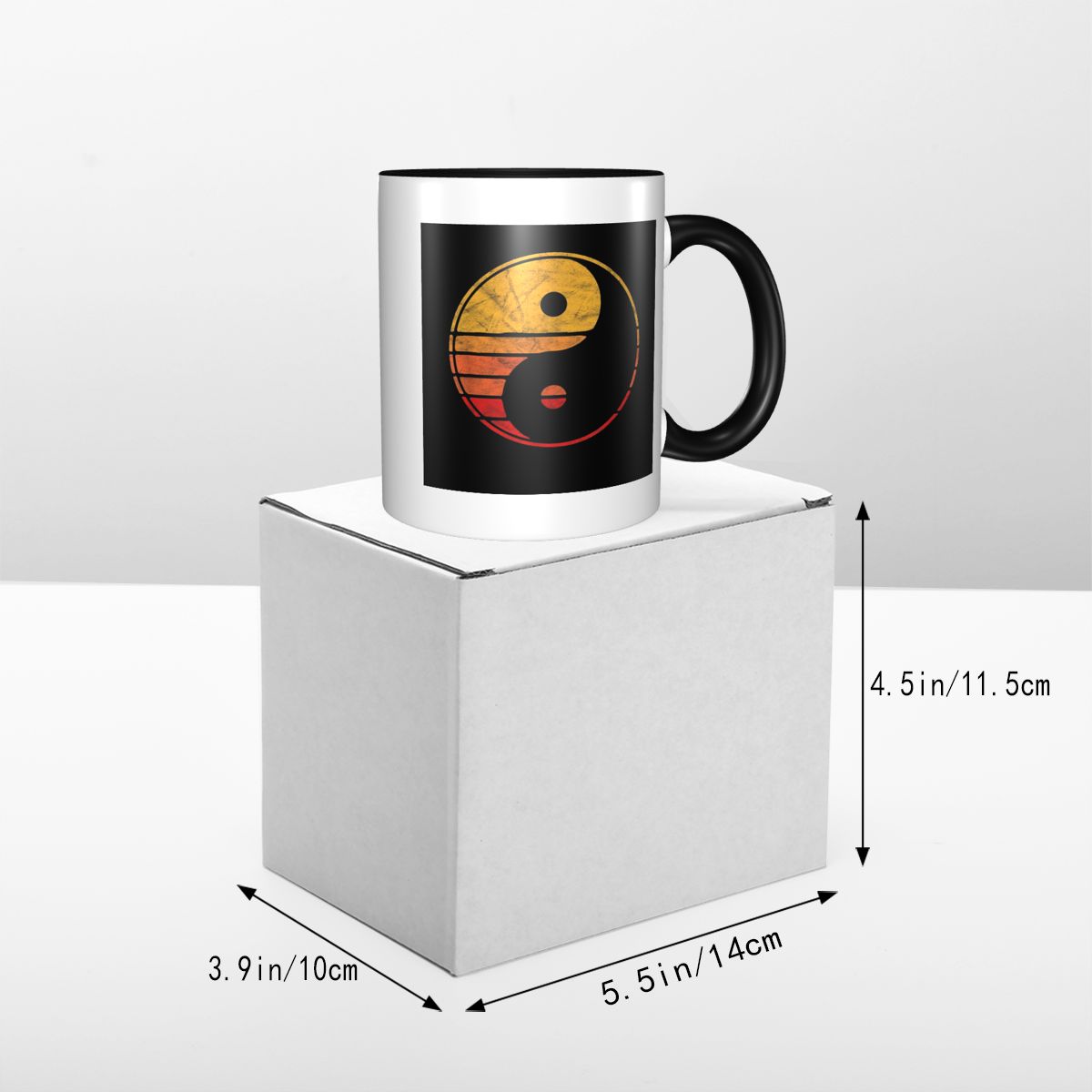 Humor Vintage Yin Yang 80's Mi - огляд і ціна Coffee Tea Yin Yang