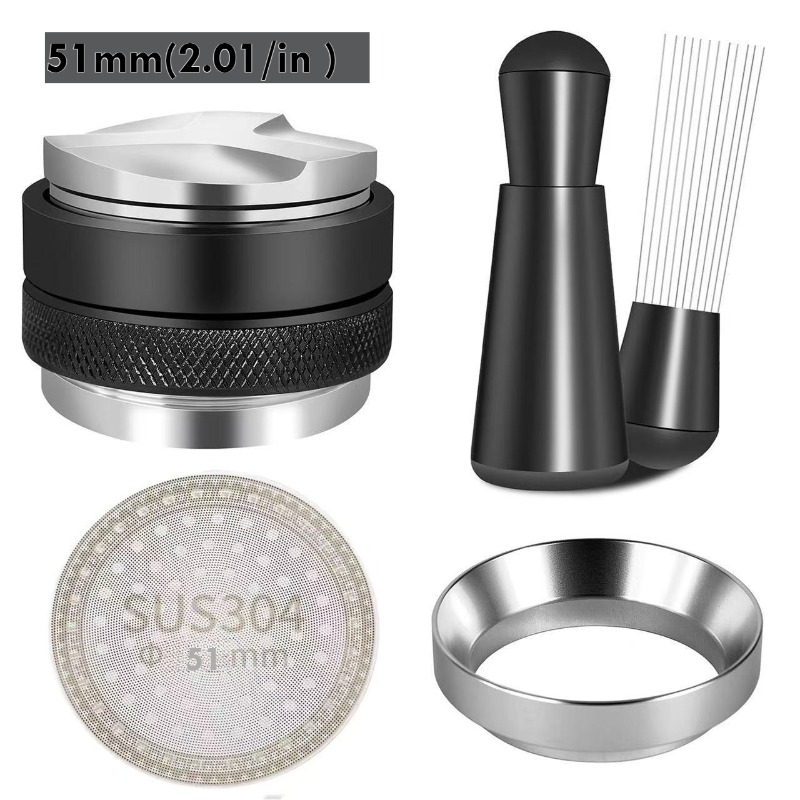 51/53/58mm 5pcs Espresso Set - - огляд і ціна Coffee Tamper Leveler