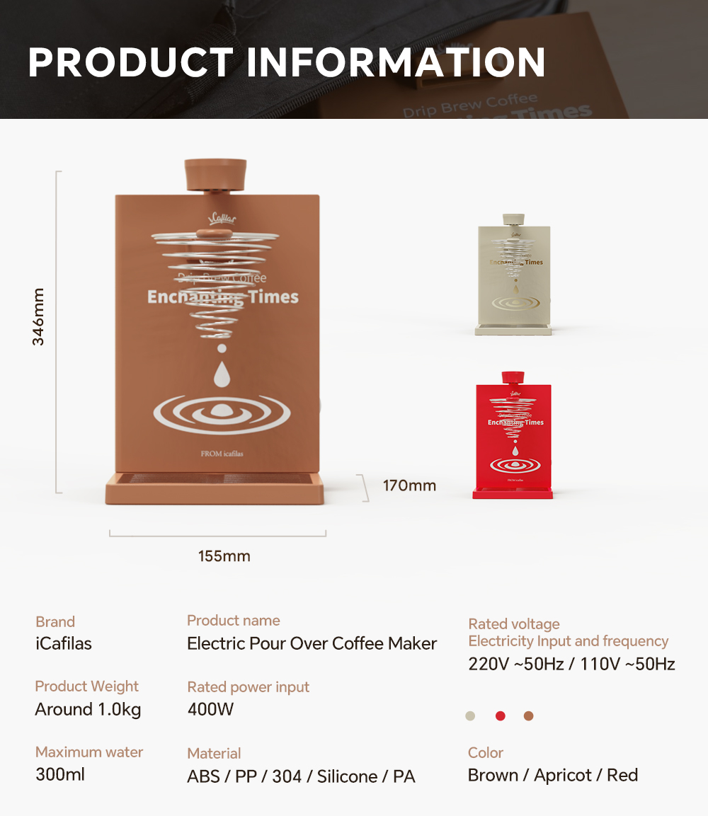 iCafilas Portable Foldable Ele - огляд і ціна Coffee Tea Machine For Home