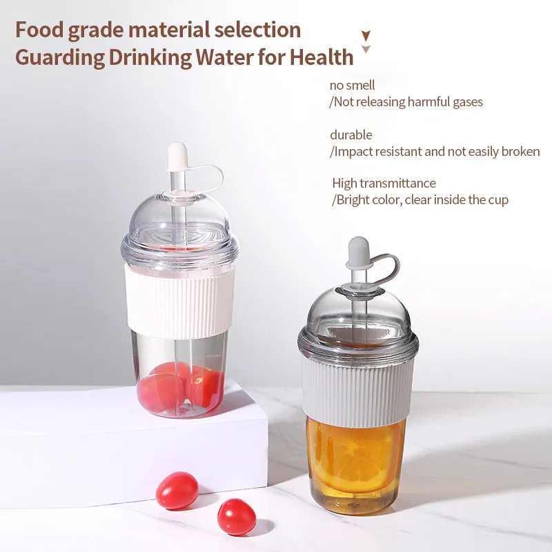 1pc 430ml Portable Flip Straw  - огляд і ціна Coffee Jelly Tea
