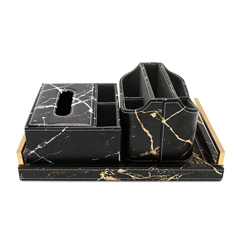 Nordic Marbled Leather Tray Re - огляд і ціна Coffee Tea Etc