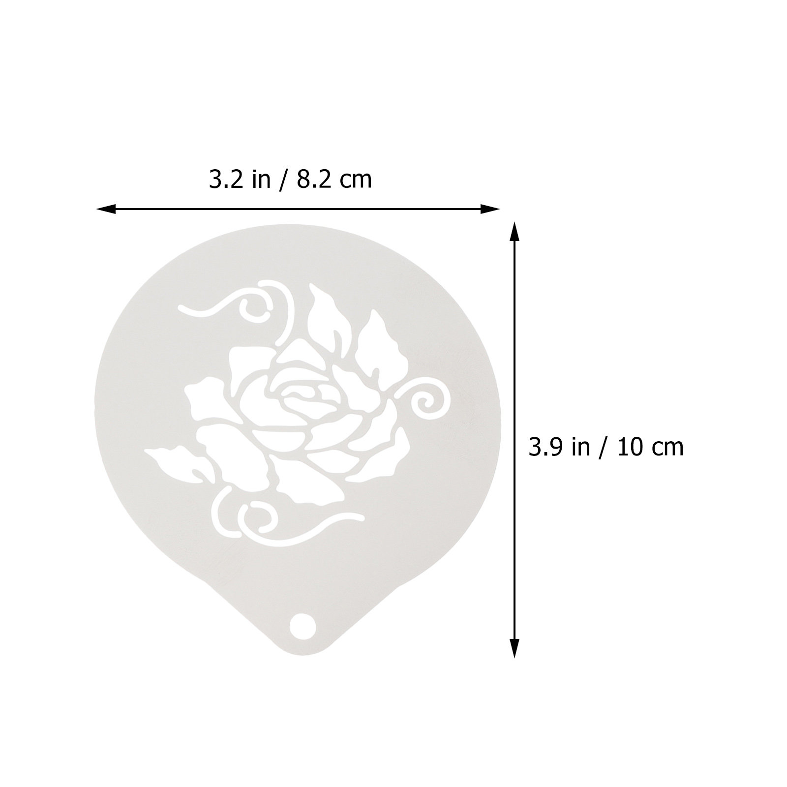 3Pcs Coffee Latte Stencils Sta - огляд і ціна Coffee Stencil Art