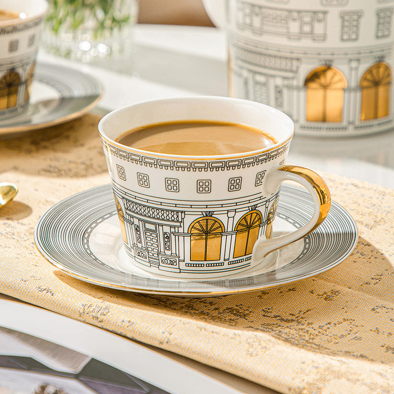 Architectural Cup and Saucer C - огляд і ціна Coffee Tea Catering