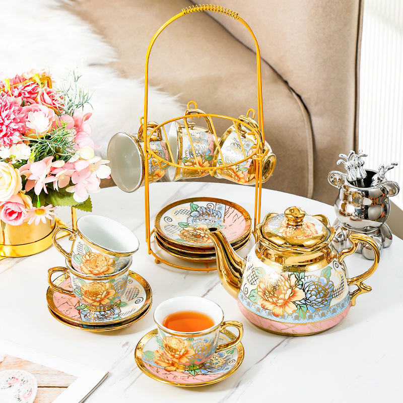 14 Piece Set Household Europea - огляд і ціна Coffee Tea English